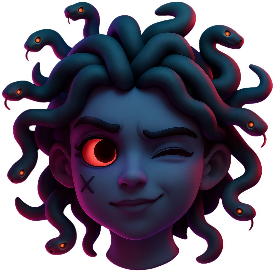 medusa winking 1